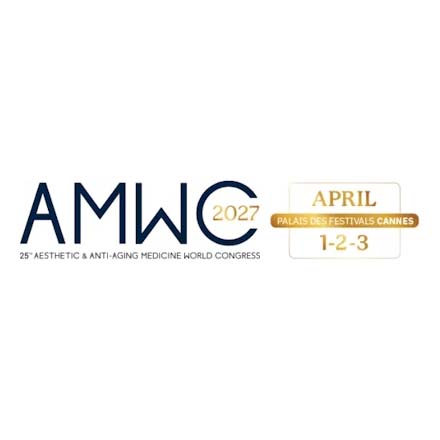 AMWC World Congress logo, conference where Dr. Gail Humble presents Klotho gene research